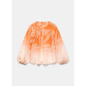 Mint Velvet Orange Abstract Print Blouse